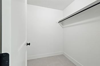 Large walk-in closets